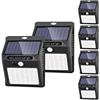 Los mejores  - [42 LED - 3 Modos ] SEZAC Luces solares Luces con sensor de movimiento solar para exteriores- Luces de seguridad…